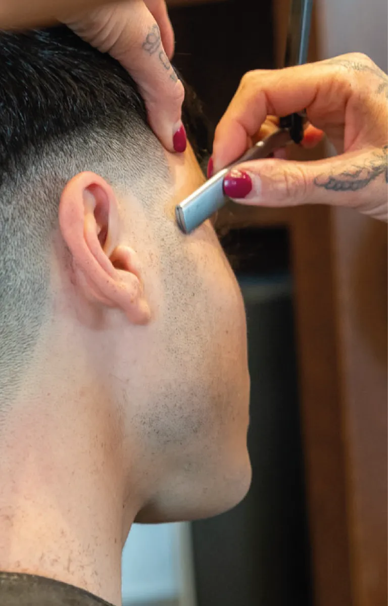 Barber behandeling kapper Kreatos 